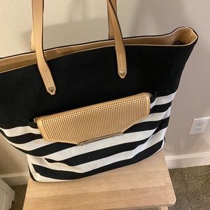 Tote with removable small purse
